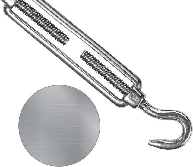 Alt view image 3 of 6 - Yescom Rectangle Sun Shade Sail Hardware Kit 304 Anti-Rust Stainless Steel Patio Lawn
