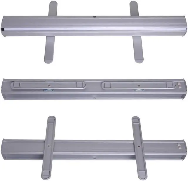 Alt view image 6 of 7 - Portable Oval Podium Impact Table Counter Stand Trade Show Display Exhibition White