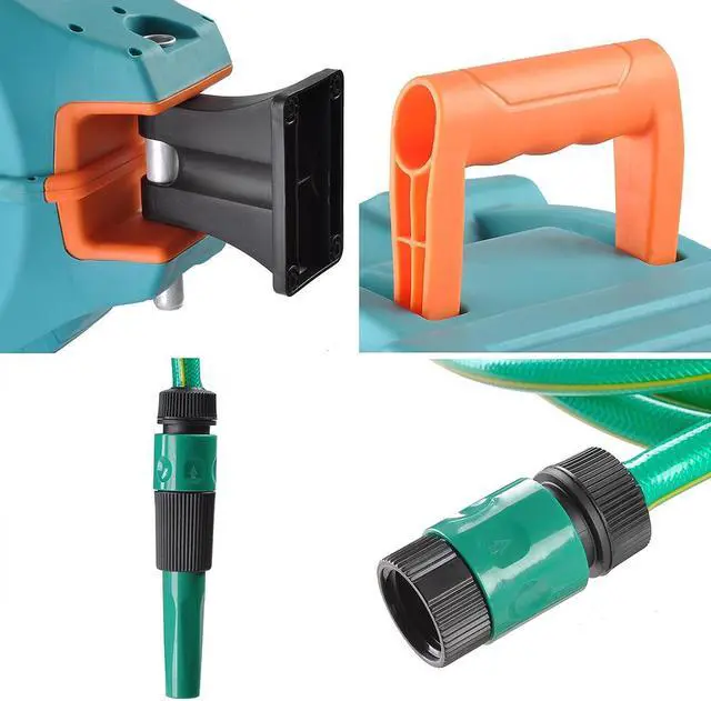 Alt view image 4 of 7 - 65Ft Auto Rewind Garden Water Hose Reel Retractable Automatic Wall Mount Outdoor Spray Water
