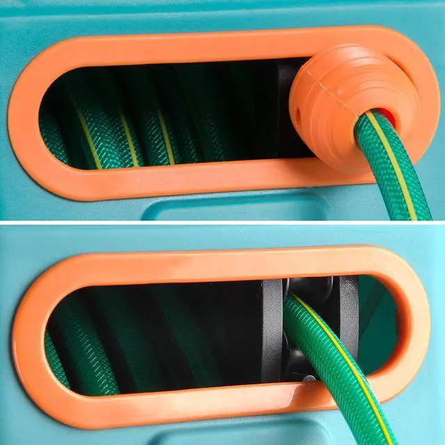 Alt view image 5 of 7 - 65Ft Auto Rewind Garden Water Hose Reel Retractable Automatic Wall Mount Outdoor Spray Water