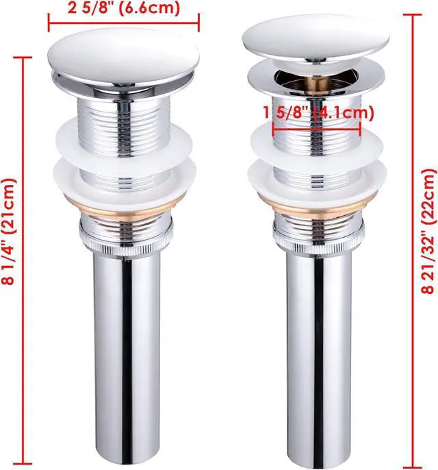 Alt view image 5 of 7 - Square Tempered Glass Vessel Sink Basin with Chrome Mounting Ring and 1 5/8" Pop Up Drain Combo Set