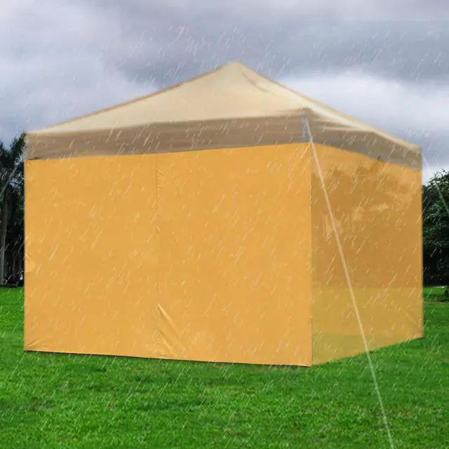 Alt view image 2 of 7 - InstaHibit UV30+ 1080D 120g Sidewall Fits 10x10ft Canopy Outdoor Picnic 2 Pieces