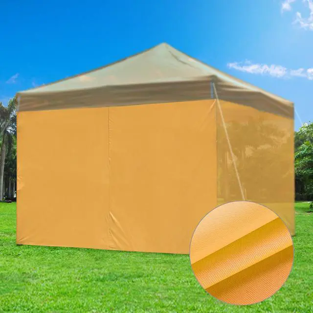 Alt view image 3 of 7 - InstaHibit UV30+ 1080D 120g Sidewall Fits 10x10ft Canopy Outdoor Picnic 2 Pieces
