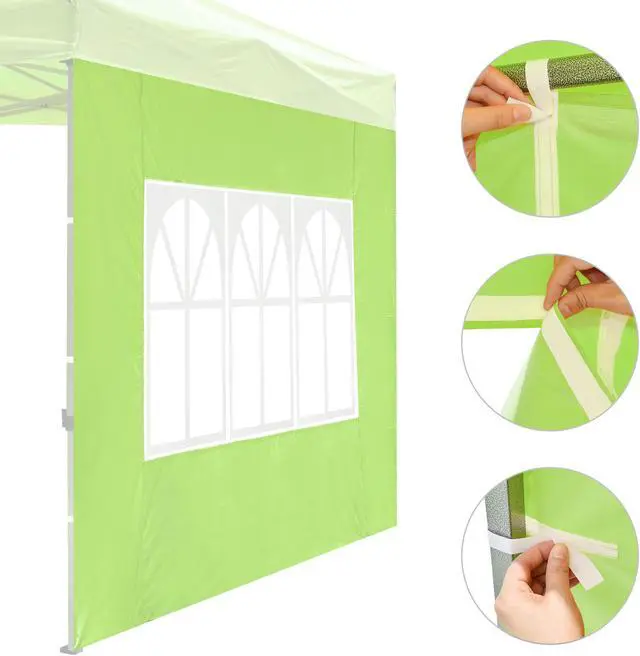Alt view image 6 of 7 - InstaHibit Privacy Window Sidewall UV30+ Fits 10x10ft Canopy Camping 1 Piece