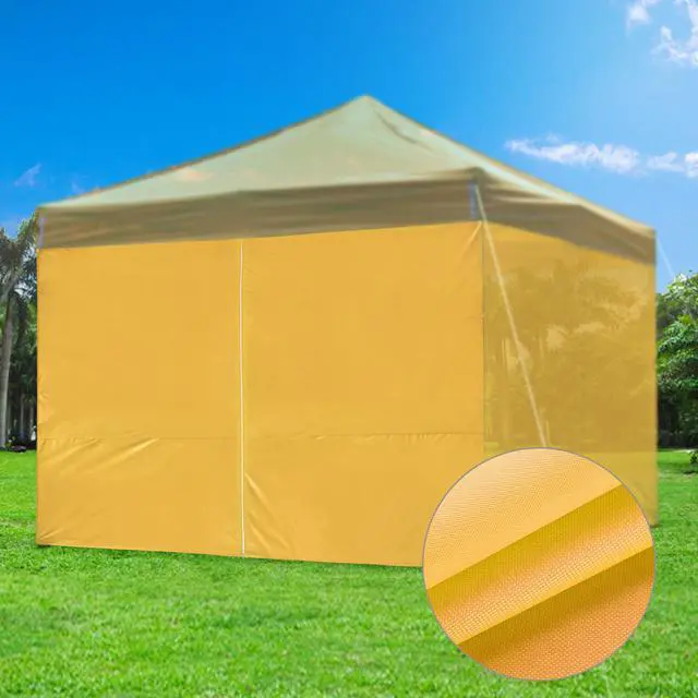 Alt view image 2 of 7 - Instahibit 1080D Privacy Sidewall Zipper 120g UV30+ Fits 10x10fr Canopy 2 Pieces
