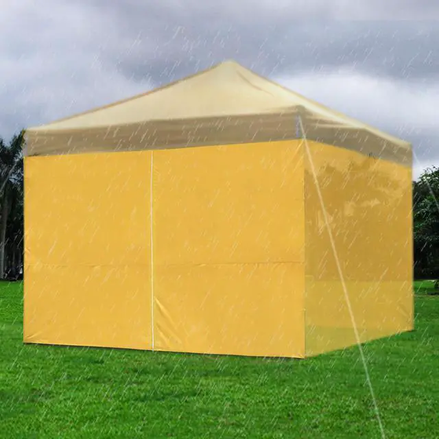 Alt view image 3 of 7 - Instahibit 1080D Privacy Sidewall Zipper 120g UV30+ Fits 10x10fr Canopy 2 Pieces