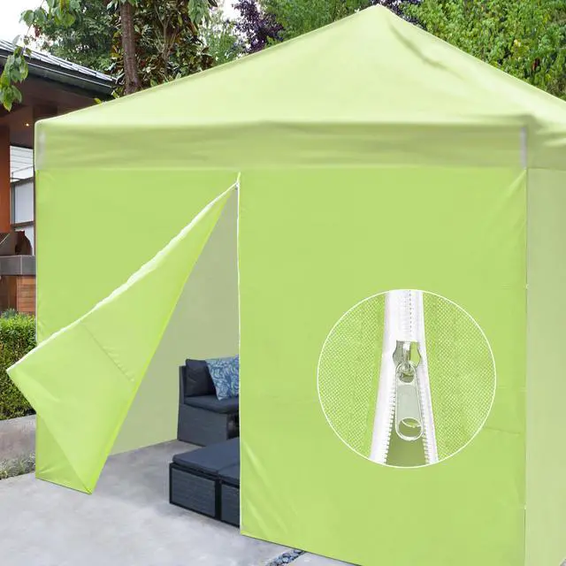 Alt view image 4 of 7 - InstaHibit Privacy Sidewall Zipper UV30+ Fits 10x10ft Canopy Yard Park 1 Piece