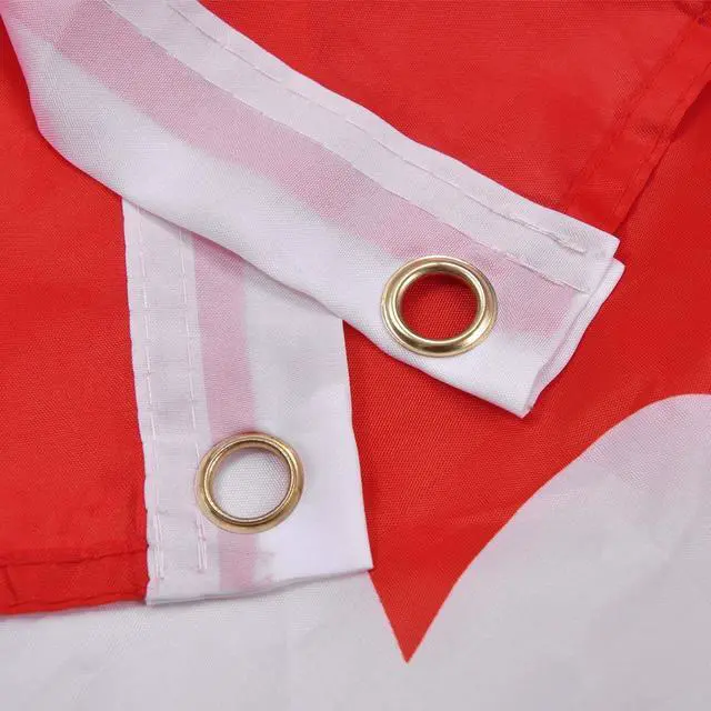 Alt view image 3 of 5 - 3'x5' Polyester Canada Flag Canadian Country Maple Leaf Outdoor Grommet Flagpole