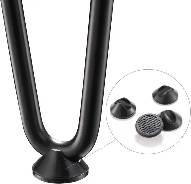 Alt view image 6 of 7 - Yescom 34" Hairpin Legs Steel Rod Heavy Duty Furniture Leg Table Coffee Table Home