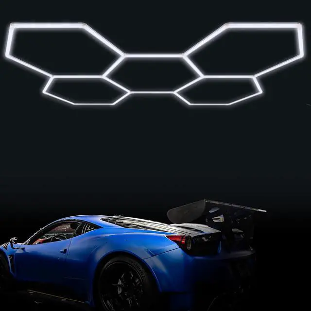 Alt view image 6 of 7 - Yescom 10 Blocks Magnetic Quantum LED Light Panel Wall-mount Touch Sensitive Bedroom Gifts