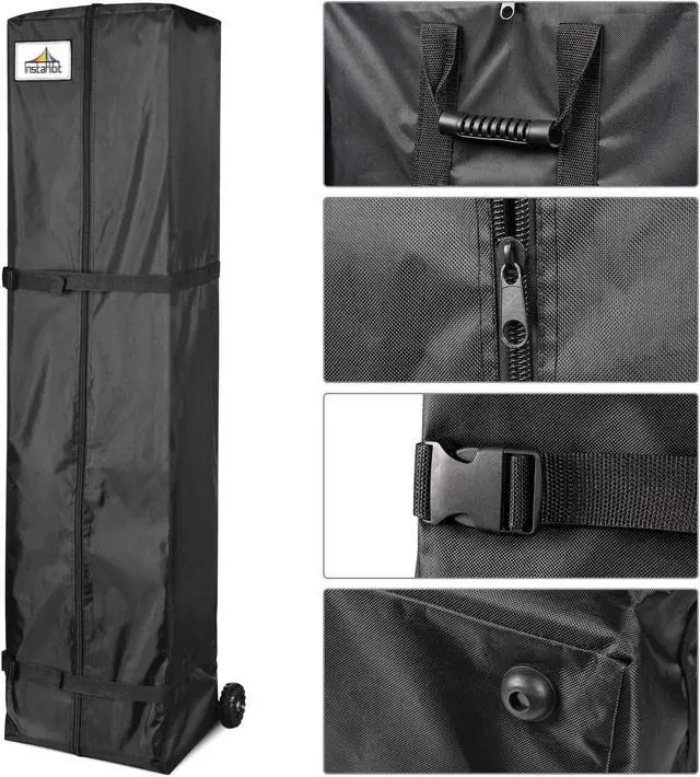 Alt view image 4 of 7 - Pro XL Canopy Carry Bag Wheeled for 10x15' Popup Event Shelter Tent Storage Case