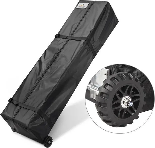 Alt view image 3 of 7 - Pro XL Canopy Carry Bag Wheeled for 10x15' Popup Event Shelter Tent Storage Case