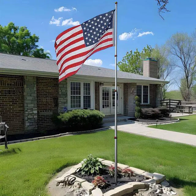 Alt view image 2 of 7 - 2Pcs 3'x5' FT American Flag U.S.A U.S. United States Stripes Stars