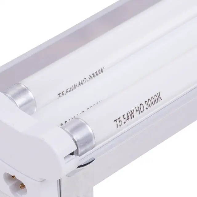Alt view image 6 of 7 - Yescom T5 Grow Light Hydroponic Fluorescent Tube Dual Bulb Lamp Veg Remote Control