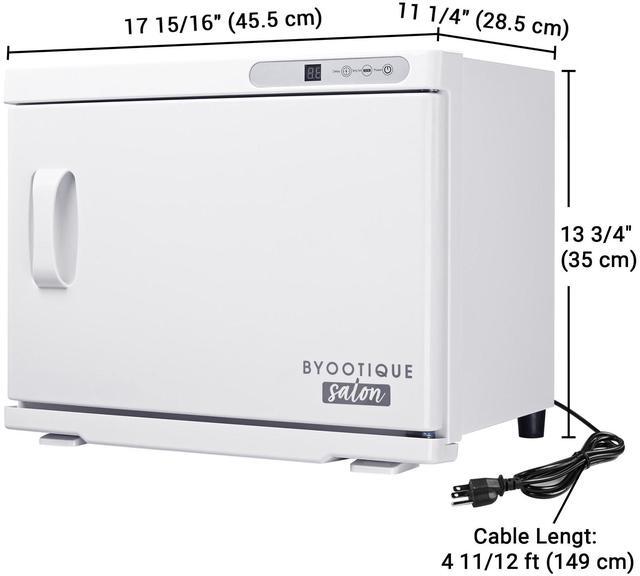 Alt view image 7 of 7 - Byootique 23L Portable Hot Towel Warmers Spa for Barber Shop with Heater Delay Facial Nails Salon Massage Esthetician Home