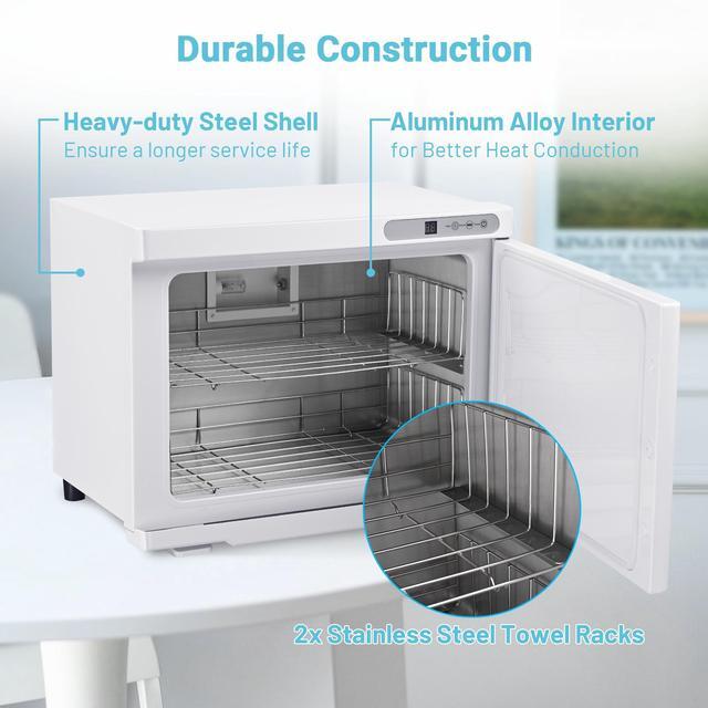 Alt view image 5 of 7 - Byootique 23L Portable Hot Towel Warmers Spa for Barber Shop with Heater Delay Facial Nails Salon Massage Esthetician Home