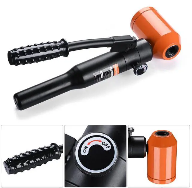 Alt view image 2 of 7 - Yescom 8 Ton Hydraulic Knockout Punch Set 1/2" to 2" Hole Puncher Tool Kit with Rotatable Head