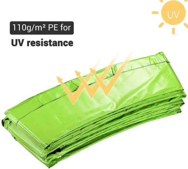 Alt view image 5 of 7 - Yescom 14 Ft Universal Replacement Round Trampoline Safety Pad PVC EPE Foam Protection