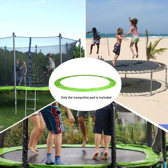 Alt view image 4 of 7 - Yescom 15 Ft Universal Replacement Round Trampoline Safety Pad PVC EPE Foam Protection