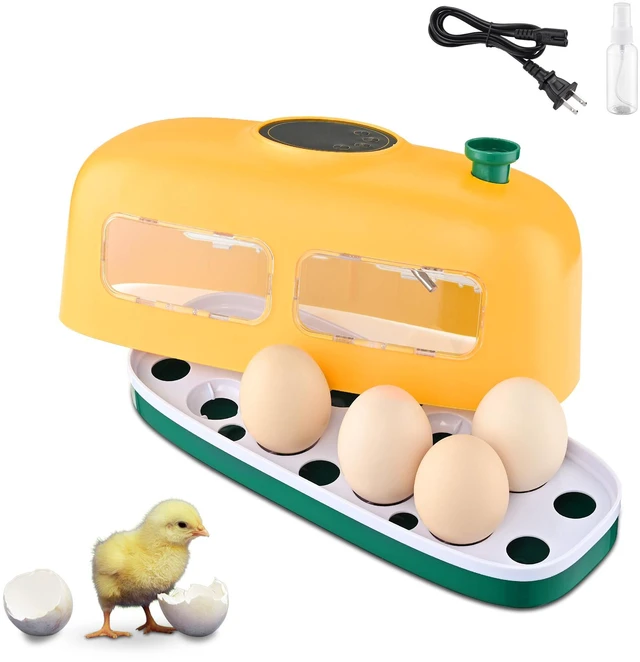 Main image of Yescom 8 Egg Incubator Digital Poultry Hatcher Temperature Control Chicken Quail LED