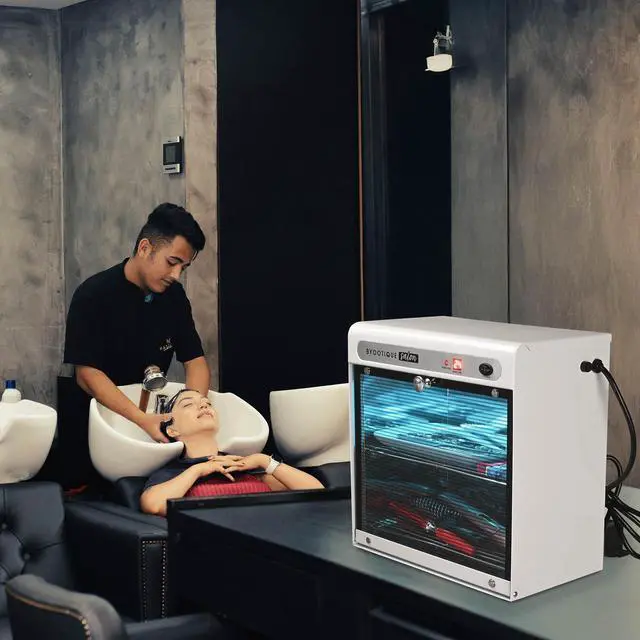 Alt view image 4 of 7 - Byootique 16L Nail Tool Cleaning Machine w/ Timer Manicure Spa Salon Sterilization