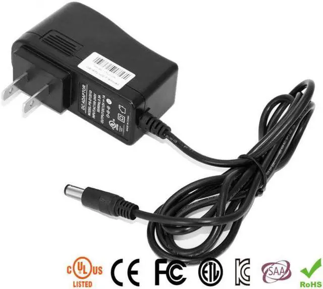 Main image of Ultrapoe 1- Pack DC12V 1A Power Supply Adapter AC100-240V Transformers for 12V LED Strip Lights 2.1mm X 5.5mm UL Listed
