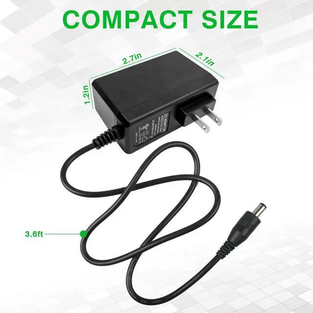 Alt view image 2 of 6 - Ultrapoe 100- Pack DC12V 2A Power Supply Adapter AC100-240V Transformers for 12V LED Strip Lights 2.1mm X 5.5mm UL Listed