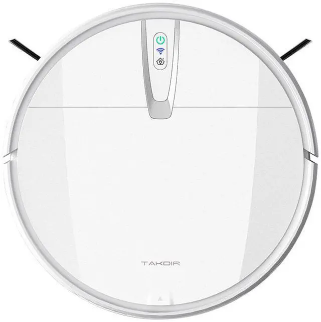 Alt view image 3 of 6 - Robot Vacuum Cleaner, 2000Pa Strong Suction ultra-thin Automatic Recharge, 4 in 1 Sweeping, Suction and Mopping Integrated Sweeper 4400mAh 600ML Sweeping Robot, Gyroscope Navigation