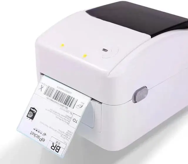 Alt view image 3 of 7 - Xprinter 420B Thermal Printer USB US Plug, International Express Electronic Surface Single Barcode Labeling Machine