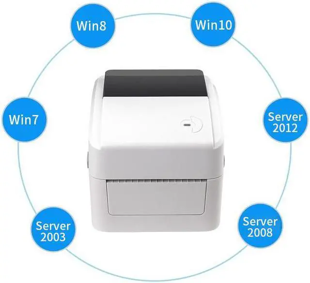Alt view image 7 of 7 - Xprinter 420B Thermal Printer USB US Plug, International Express Electronic Surface Single Barcode Labeling Machine