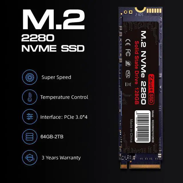 Alt view image 7 of 7 - M.2 2280 512G PCIe 3.0 x4, NVMe TLC Internal Solid State Drive (SSD)