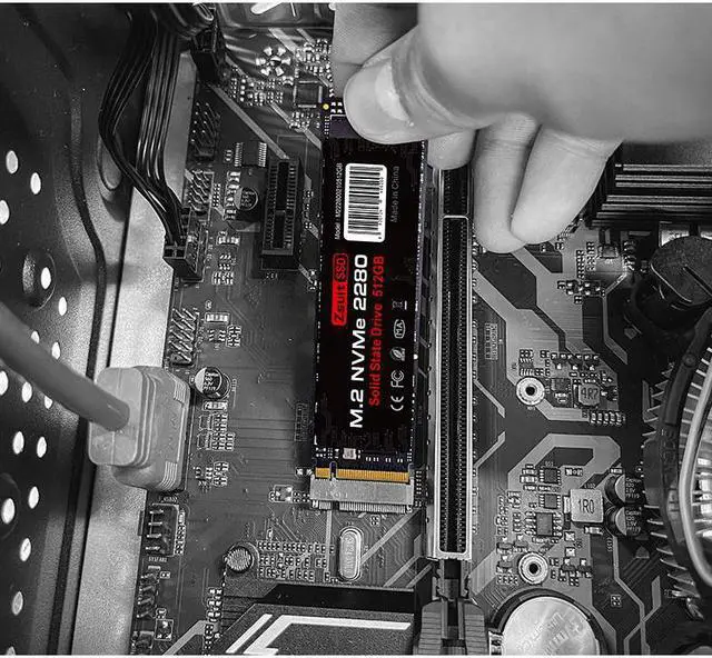 Alt view image 6 of 7 - M.2 2280 512G PCIe 3.0 x4, NVMe TLC Internal Solid State Drive (SSD)