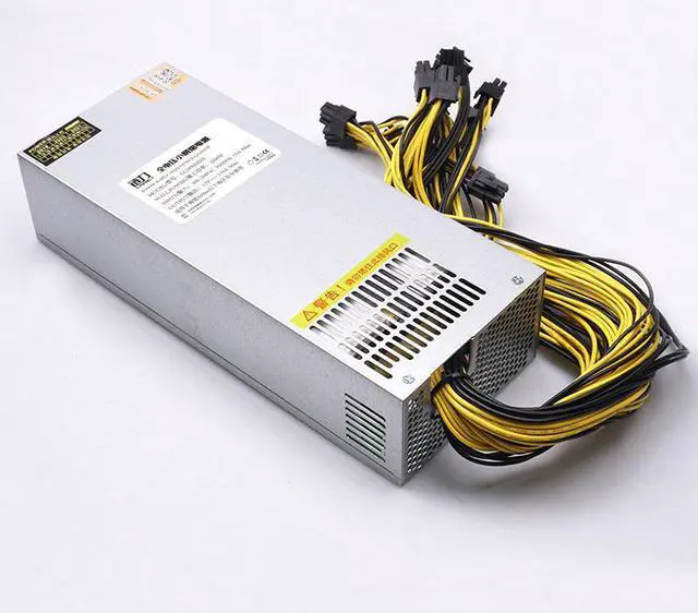 Alt view image 3 of 4 - 1800W Mining Power High Power Supply Regulated Input 110V for Miner/Server/Industrial