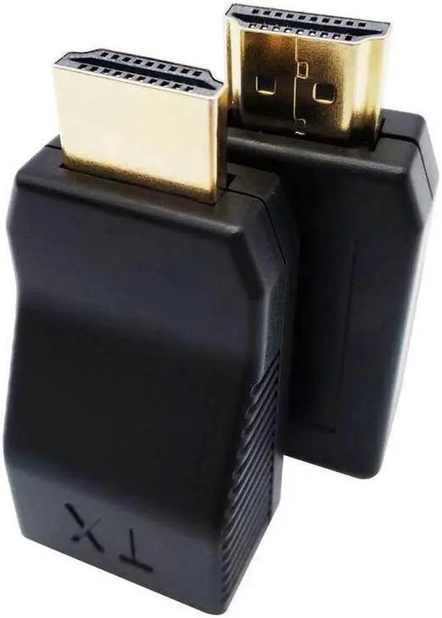 Alt view image 4 of 6 - HDMI Extender 100ft Single Network Cable to HDMI HD HDMI to rj45 Signal Amplifier Transmitter