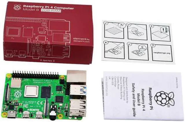 Alt view image 2 of 3 - Raspberry Pi 4 Model B Quad Core 64 Bit WiFi Bluetooth (4GB)