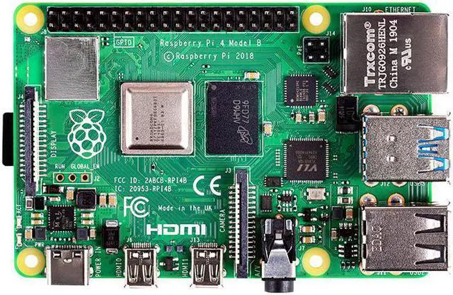 Main image of Raspberry Pi 4 Model B Quad Core 64 Bit WiFi Bluetooth (4GB)