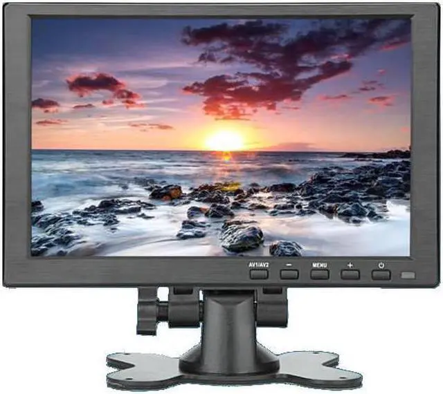 Main image of 10.1 Monitor LCD Screen, Computer Monitor HDMI VGA AV BNC Vehicle Industrial Monitoring