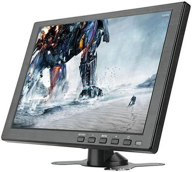 Alt view image 2 of 6 - 10.1 Monitor LCD Screen, Computer Monitor HDMI VGA AV BNC Vehicle Industrial Monitoring