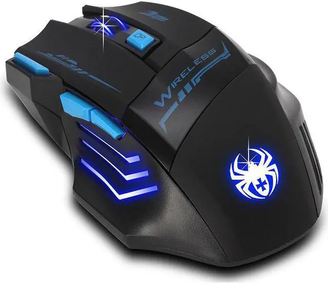 Alt view image 3 of 5 - F-14 Wireless Gaming Mouse 2.4G Wireless Mice Optical Mouse
