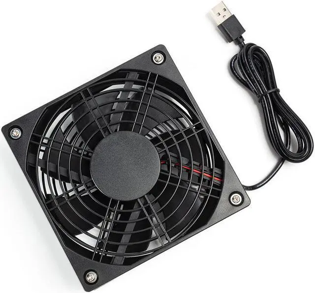 Alt view image 2 of 5 - 12x12cm Case Fan USB Chassis Cooling Fan 5V Cooler