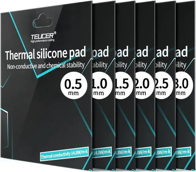 Alt view image 4 of 4 - Silicone Pad Thermal Pad for Desktop Computer / Graphics Card / Memory / Notebook Chip Solid Heat Dissipation Silicone Grease Sheet