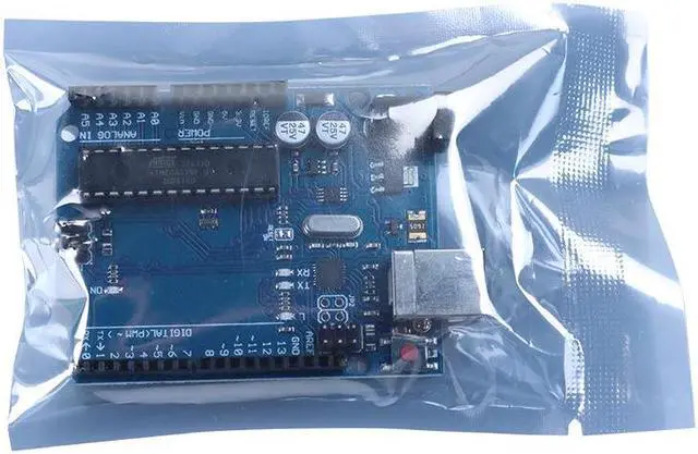 Alt view image 6 of 6 - Arduino UNO Original Board R3 Official Version Atmega328p Chip Microcontroller Module Compatible Development Board