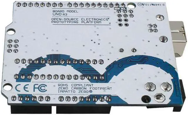 Alt view image 5 of 6 - Arduino UNO Original Board R3 Official Version Atmega328p Chip Microcontroller Module Compatible Development Board