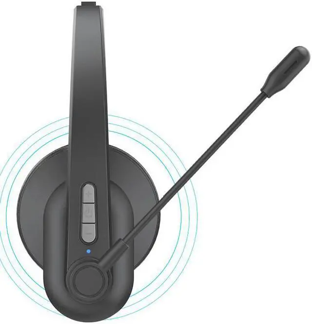 Alt view image 2 of 6 - Wireless Phone Headset Bluetooth 5.0 Business Headphone