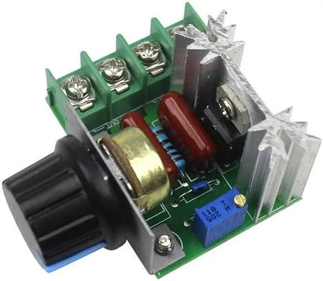 Alt view image 5 of 5 - 2000W AC Voltage Regulator, Electronic Voltage Regulator, Dimming, Speed Regulation, Temperature Regulation High Reliability Version