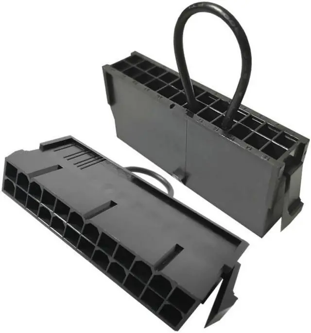 Main image of 2Pcs ATX 24-pin PC Computer 24Pin no-load Detection Starter-free motherboard, 24PIN Power Start Connector