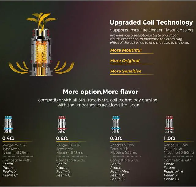 Alt view image 3 of 4 - Nevoks Feelin C1 Pod Kit Crystal Clear