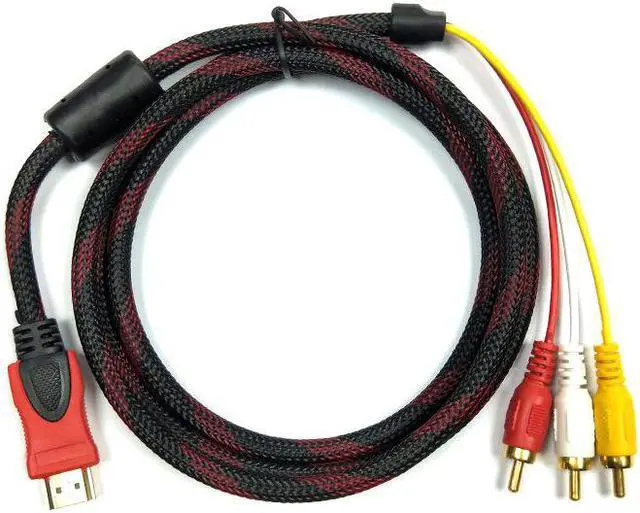 Main image of HDMI to 3RCA Cable HDMI to AV Cable 4.92ft