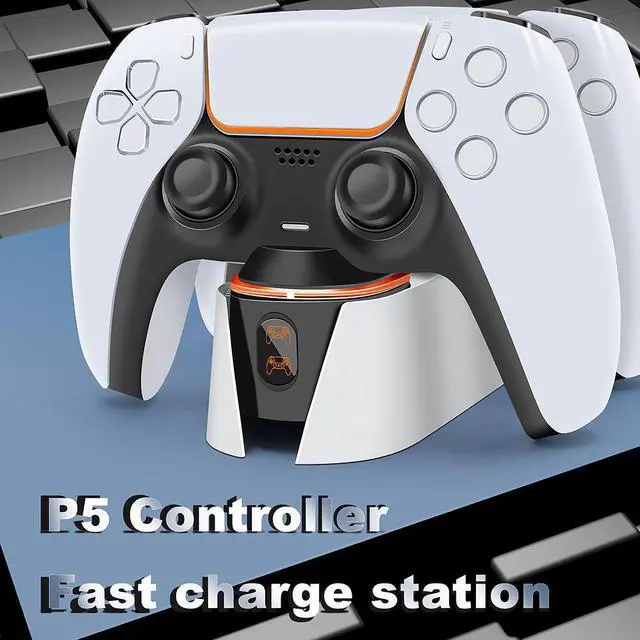 Alt view image 4 of 7 - PS5 Controller Charger Station, PS5 Charging Dock with Fast Charging