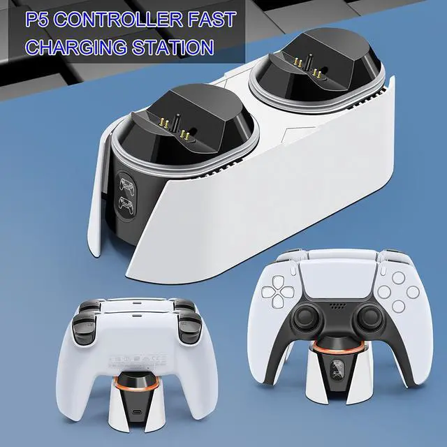 Alt view image 5 of 7 - PS5 Controller Charger Station, PS5 Charging Dock with Fast Charging